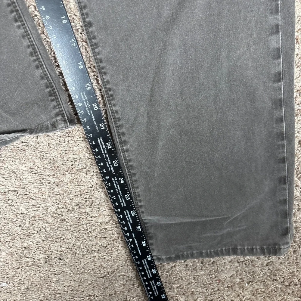 Tommy Bahama Mens Standard Fit Gray Straight Leg Stretch Pants Fits 36x30